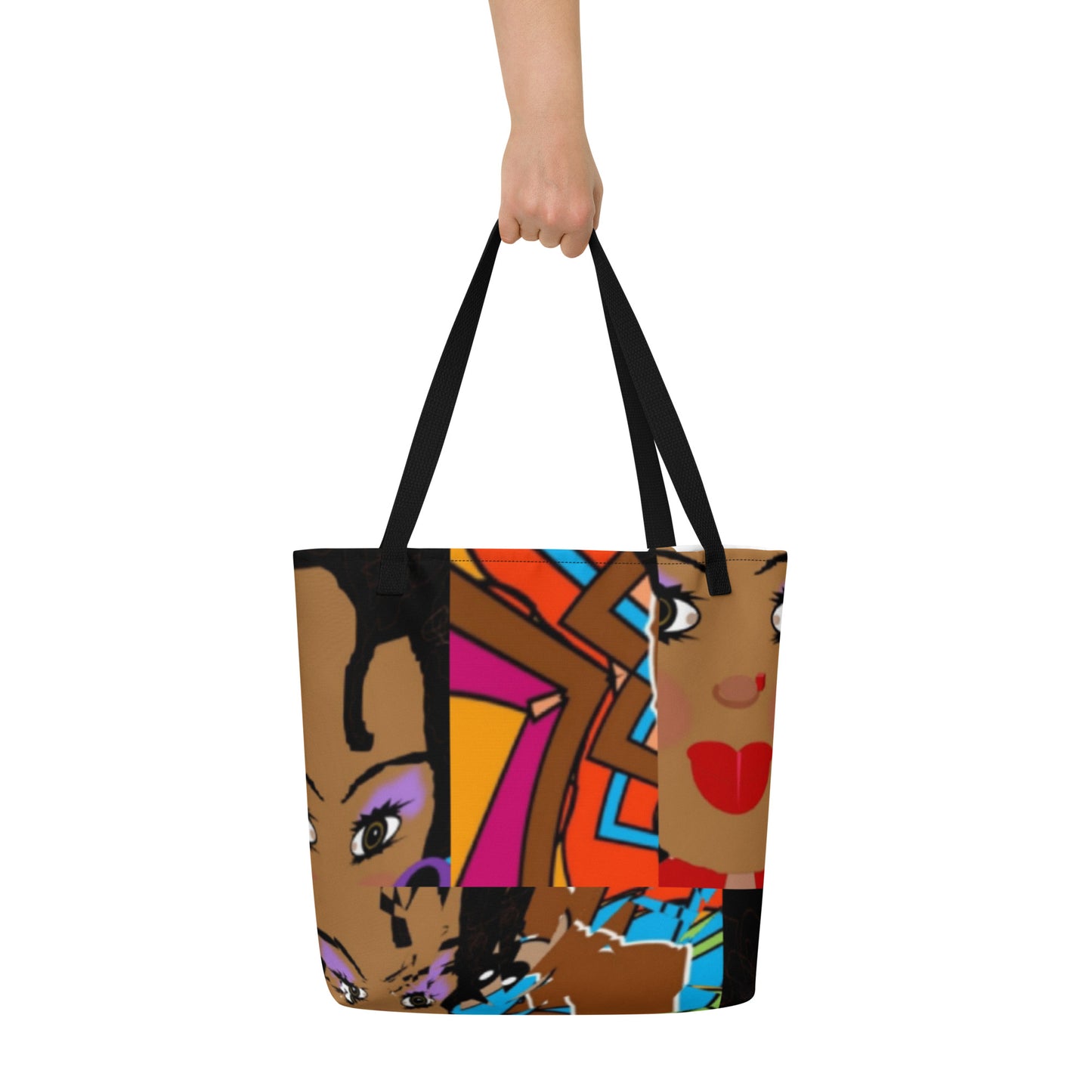 All-Over Print Large Tote Bag