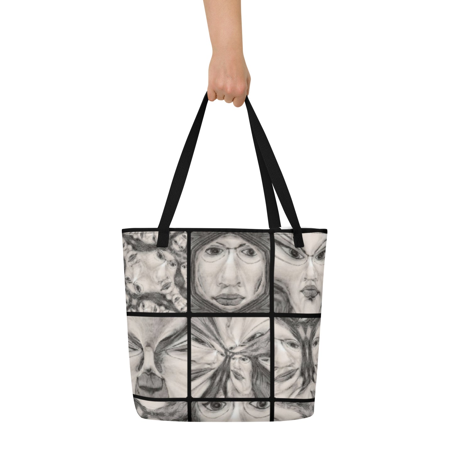 All-Over Print Large Tote Bag