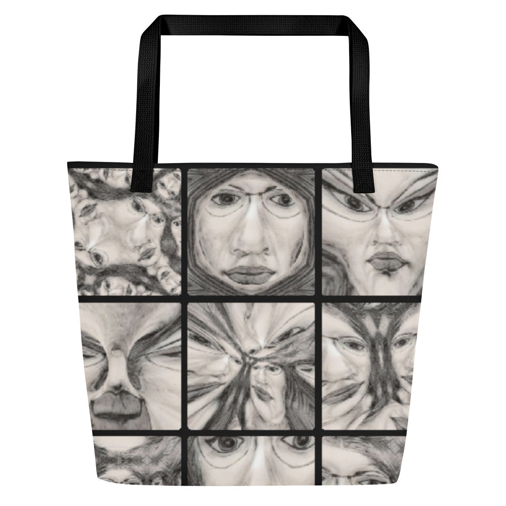 All-Over Print Large Tote Bag