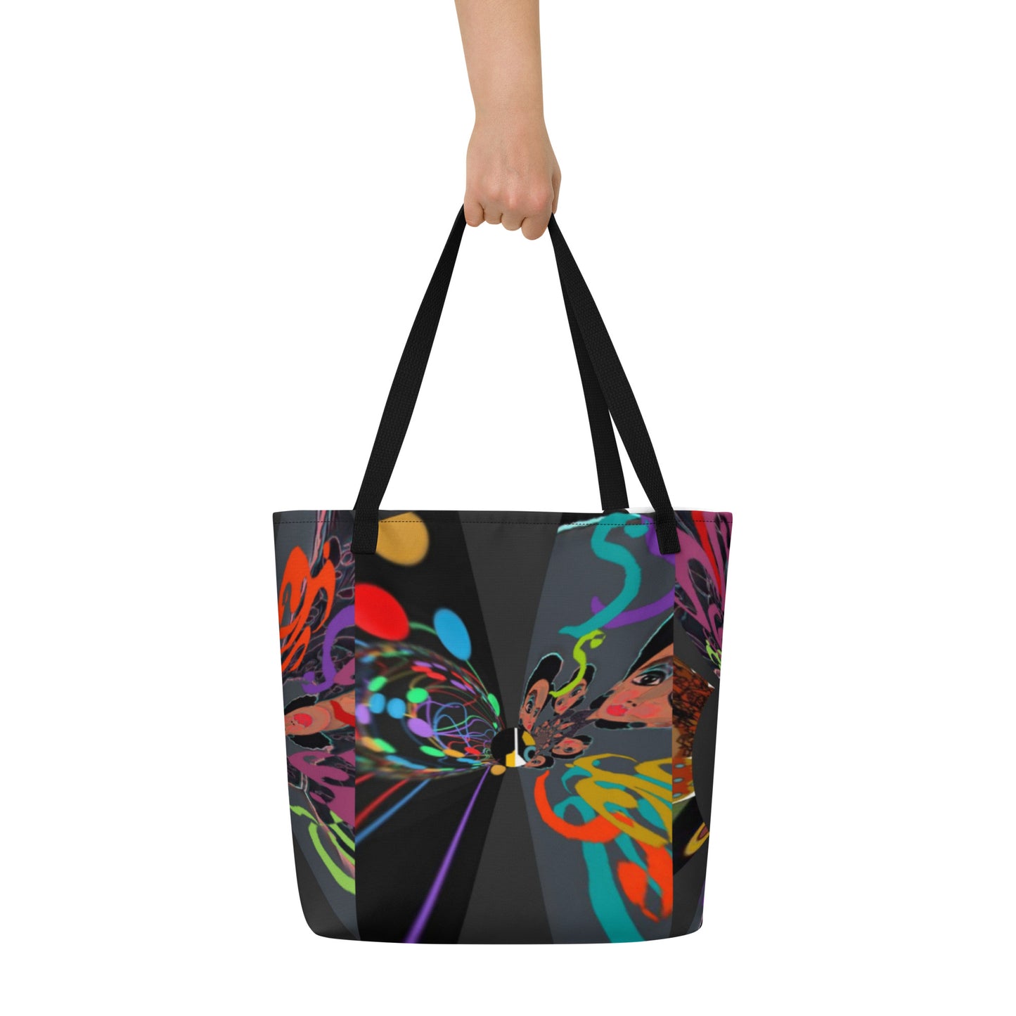 All-Over Print Large Tote Bag