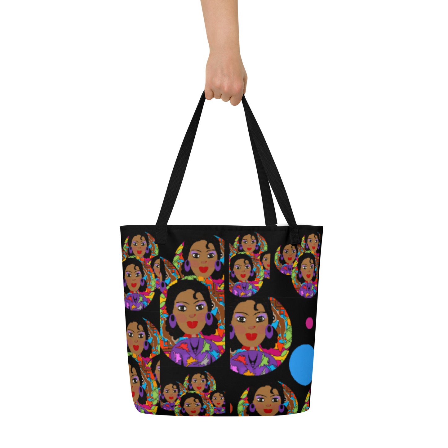 All-Over Print Large Tote Bag