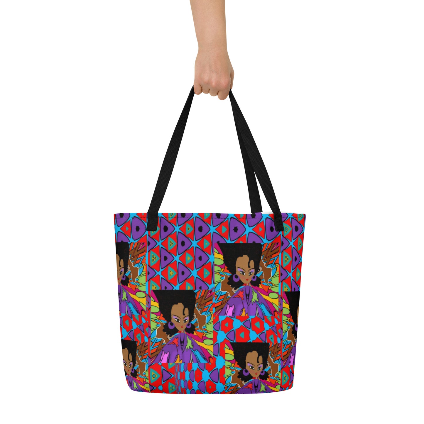 All-Over Print Large Tote Bag