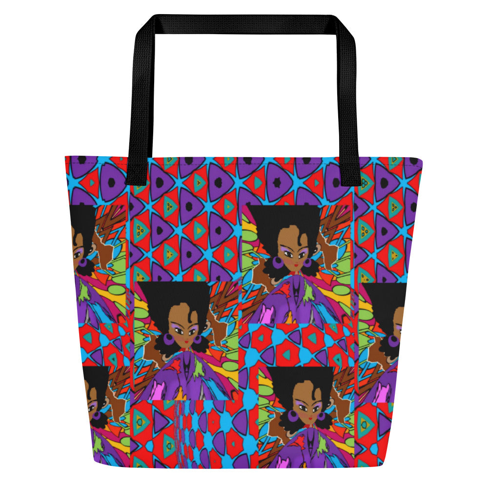 All-Over Print Large Tote Bag