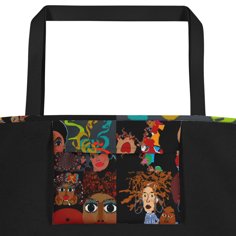 All-Over Print Large Tote Bag