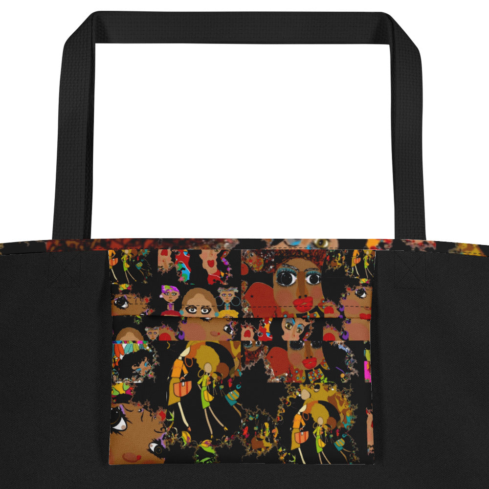 All-Over Print Large Tote Bag