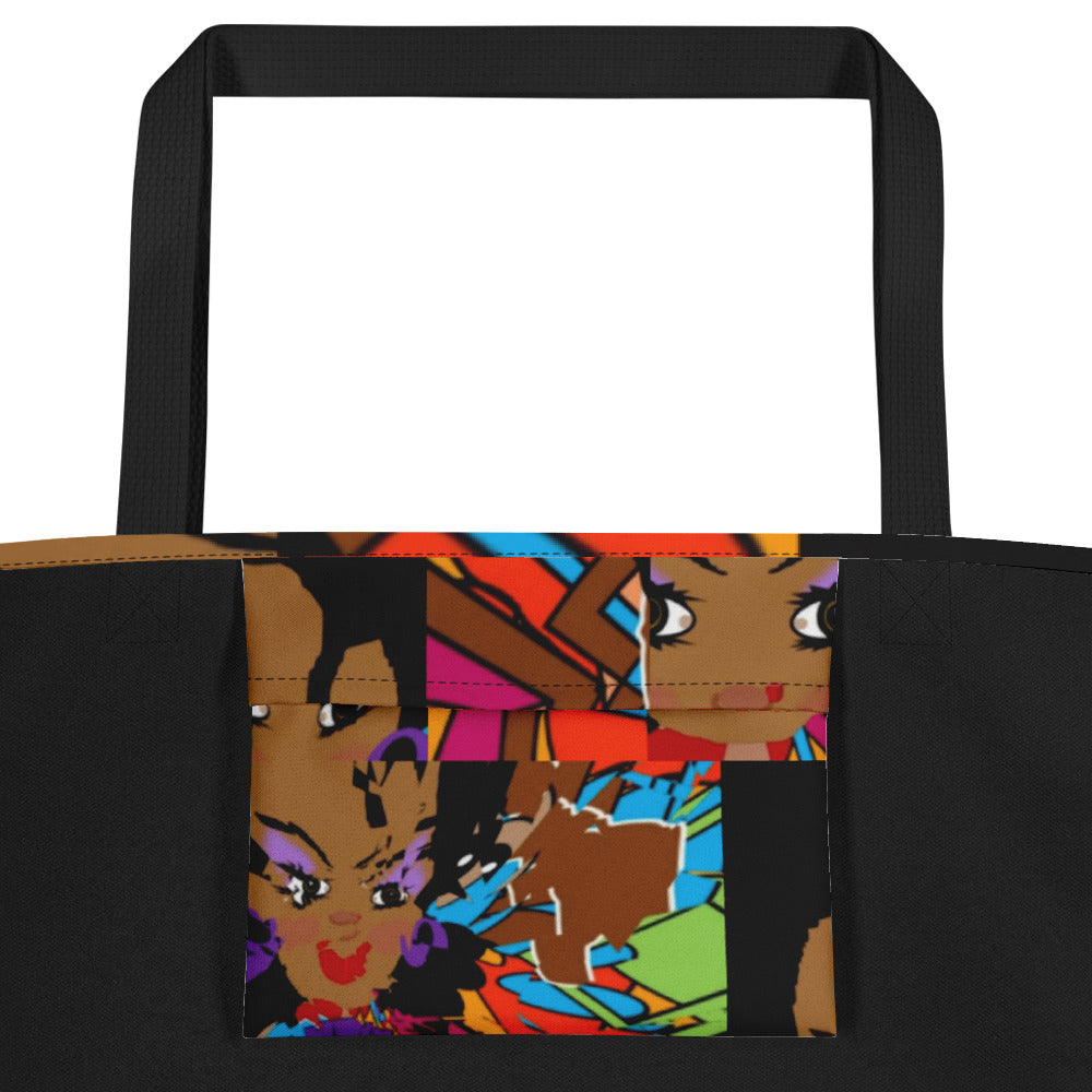 All-Over Print Large Tote Bag