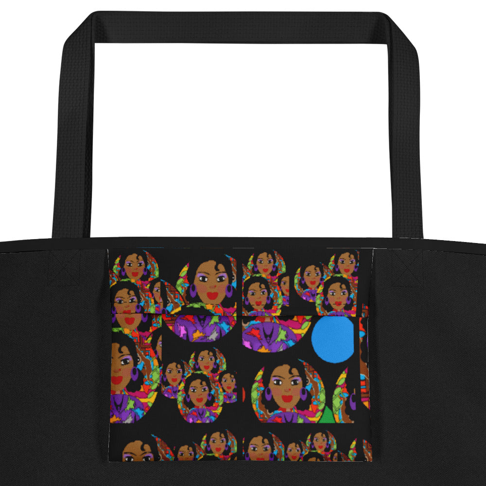 All-Over Print Large Tote Bag