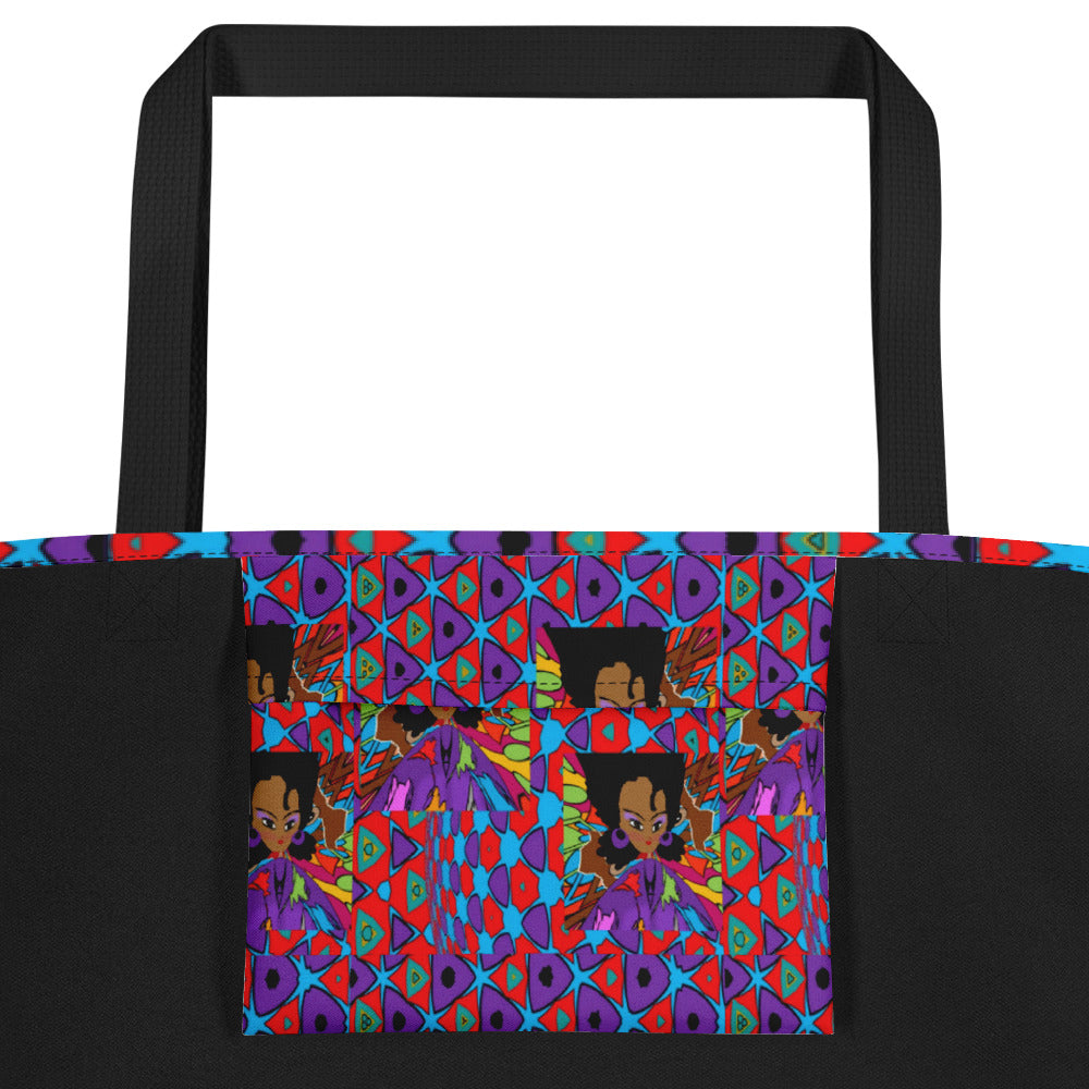 All-Over Print Large Tote Bag