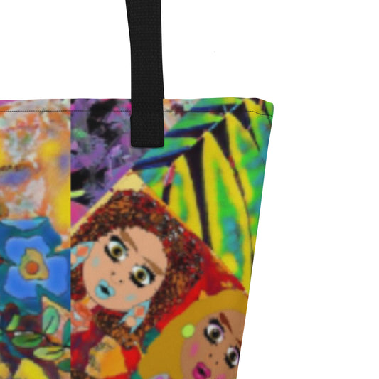 All-Over Print Large Tote Bag