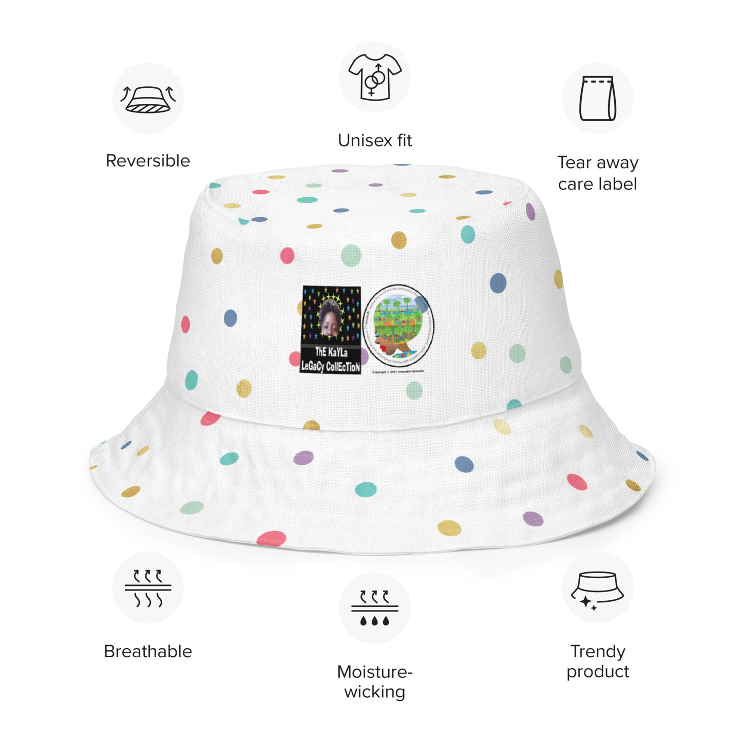 Reversible bucket hat