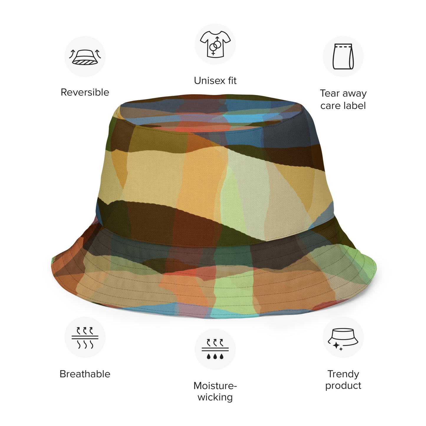 Reversible bucket hat