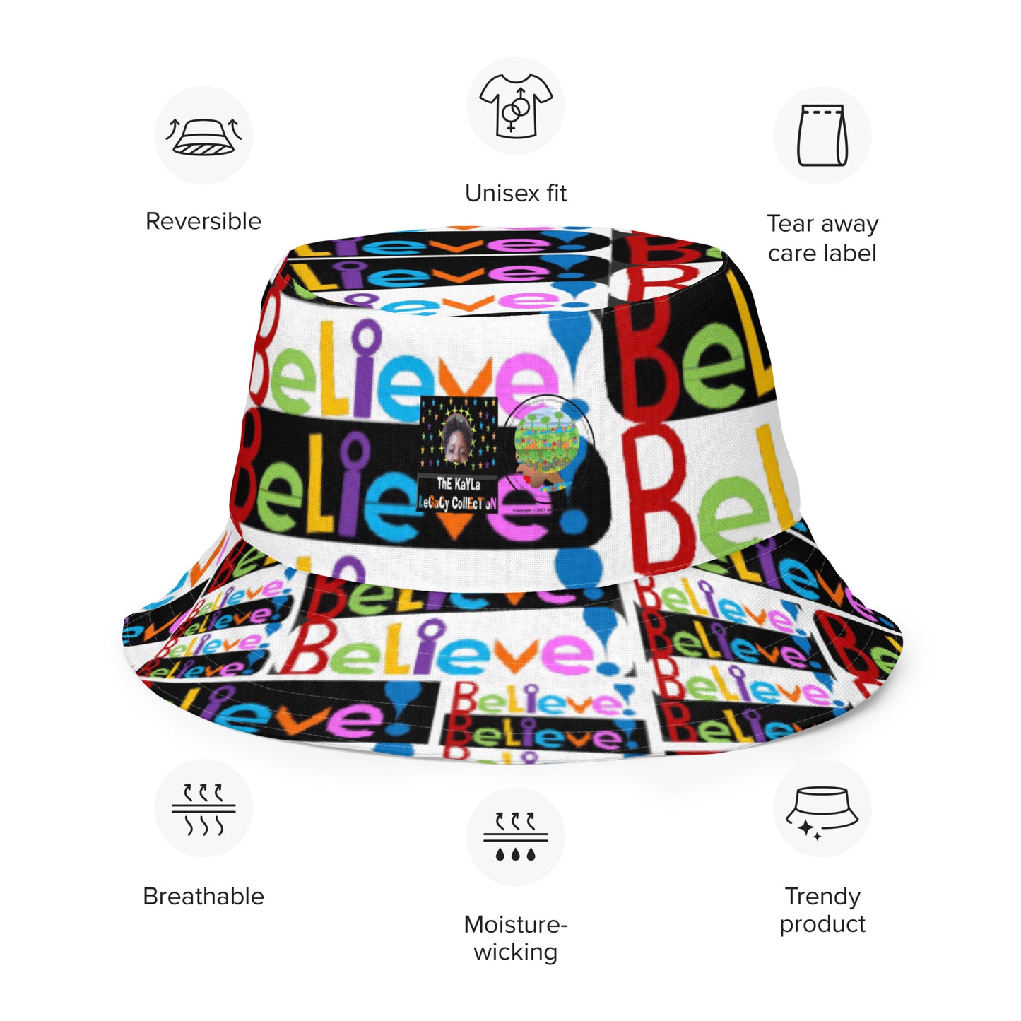 Reversible bucket hat