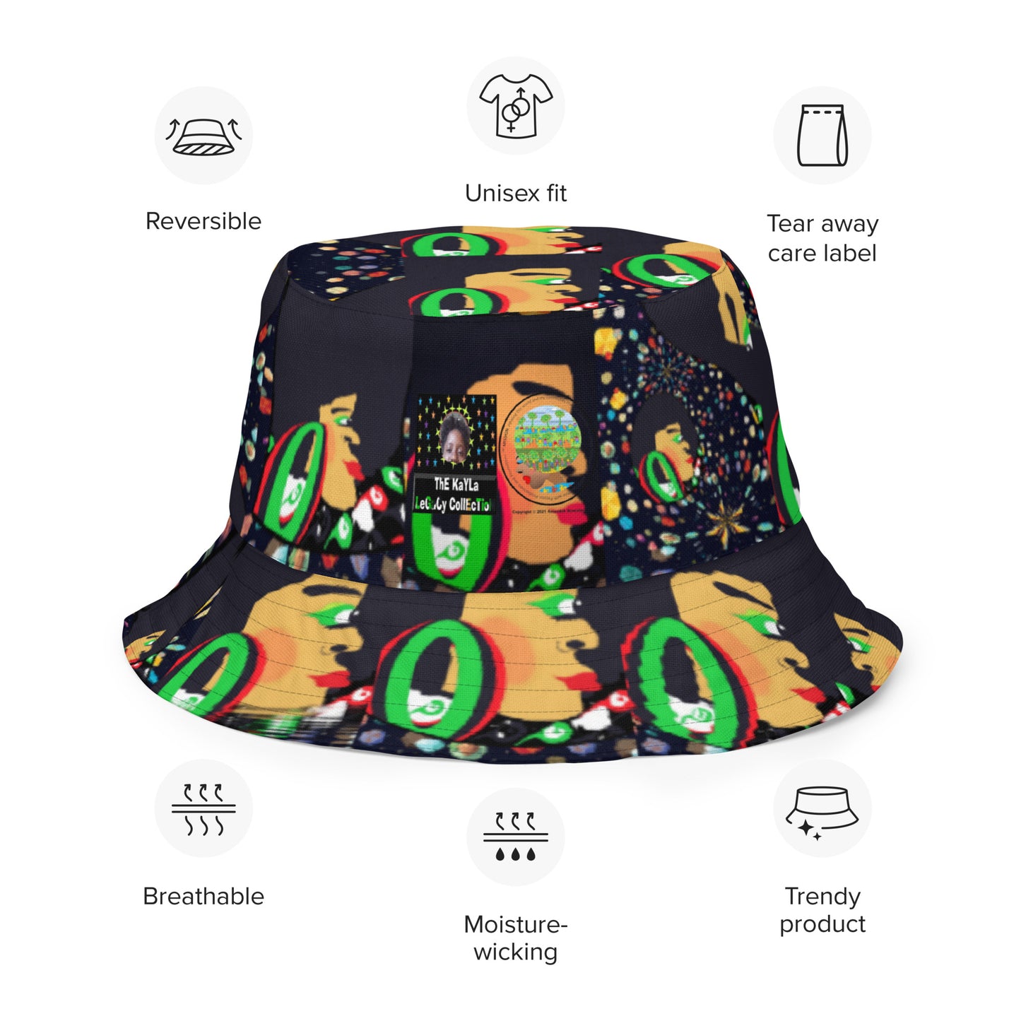 Reversible bucket hat