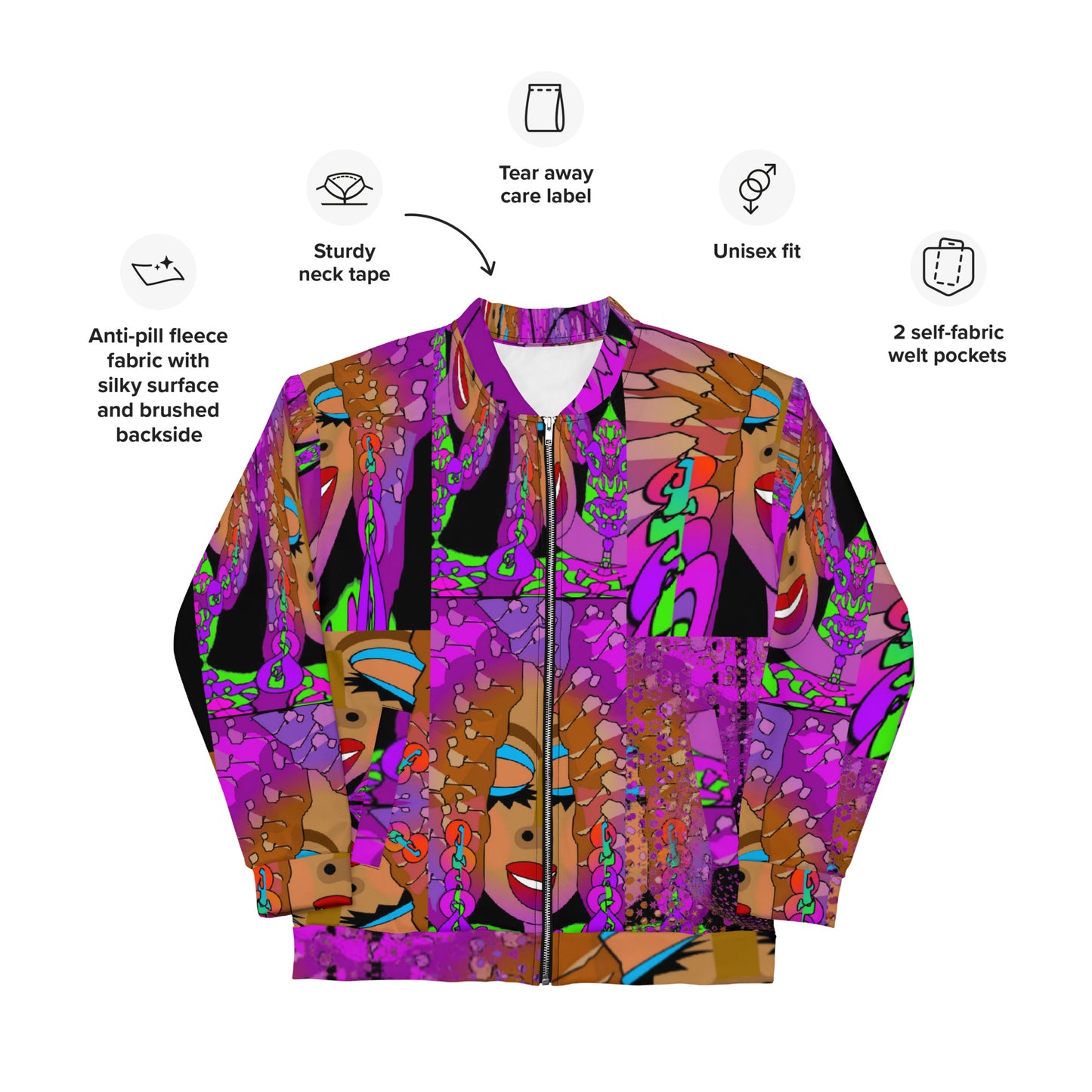 Unisex Bomber Jacket