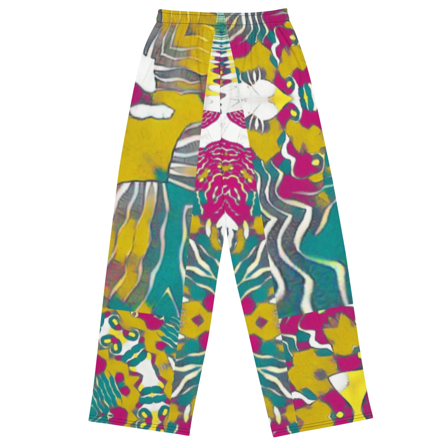 All-over print unisex wide-leg pants