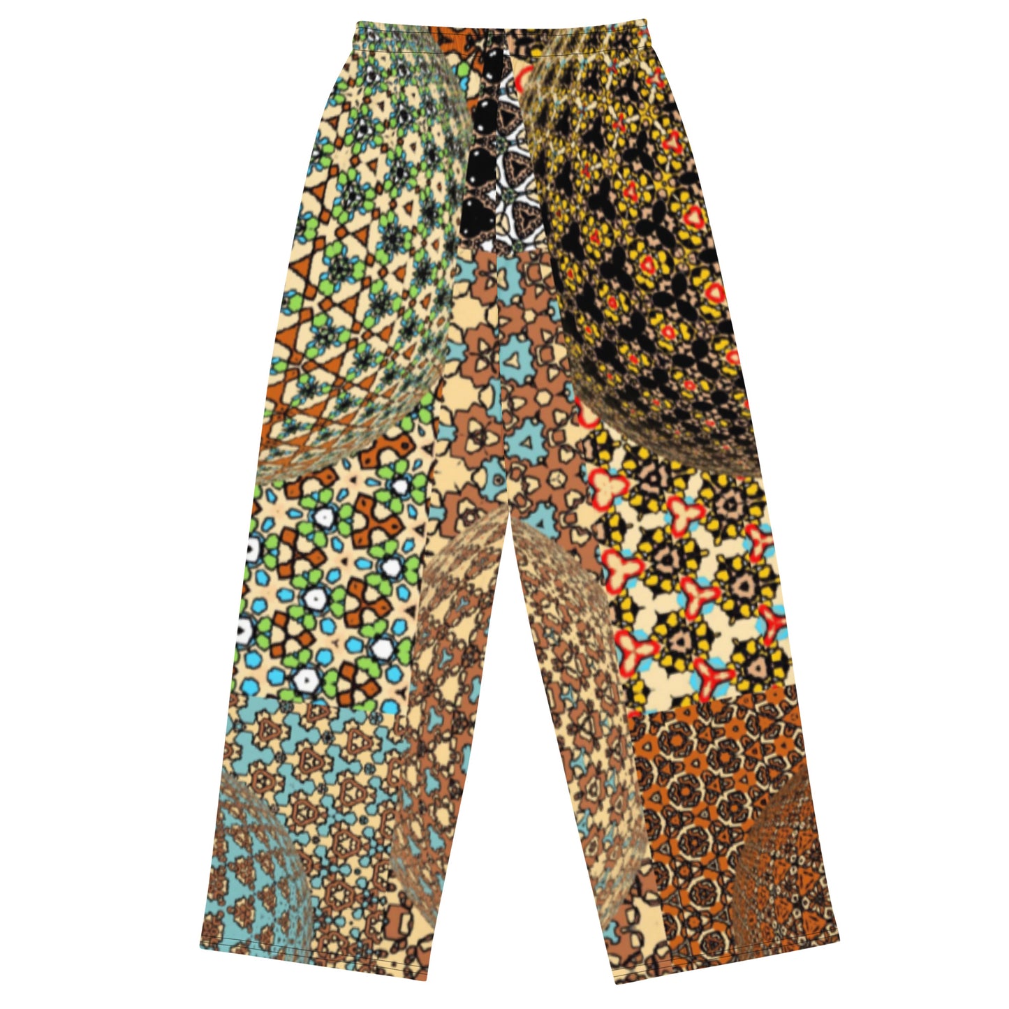 All-over print unisex wide-leg pants