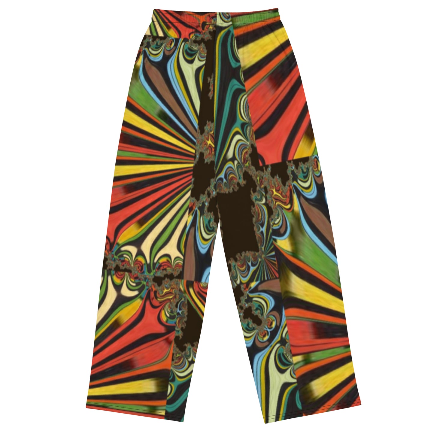 All-over print unisex wide-leg pants