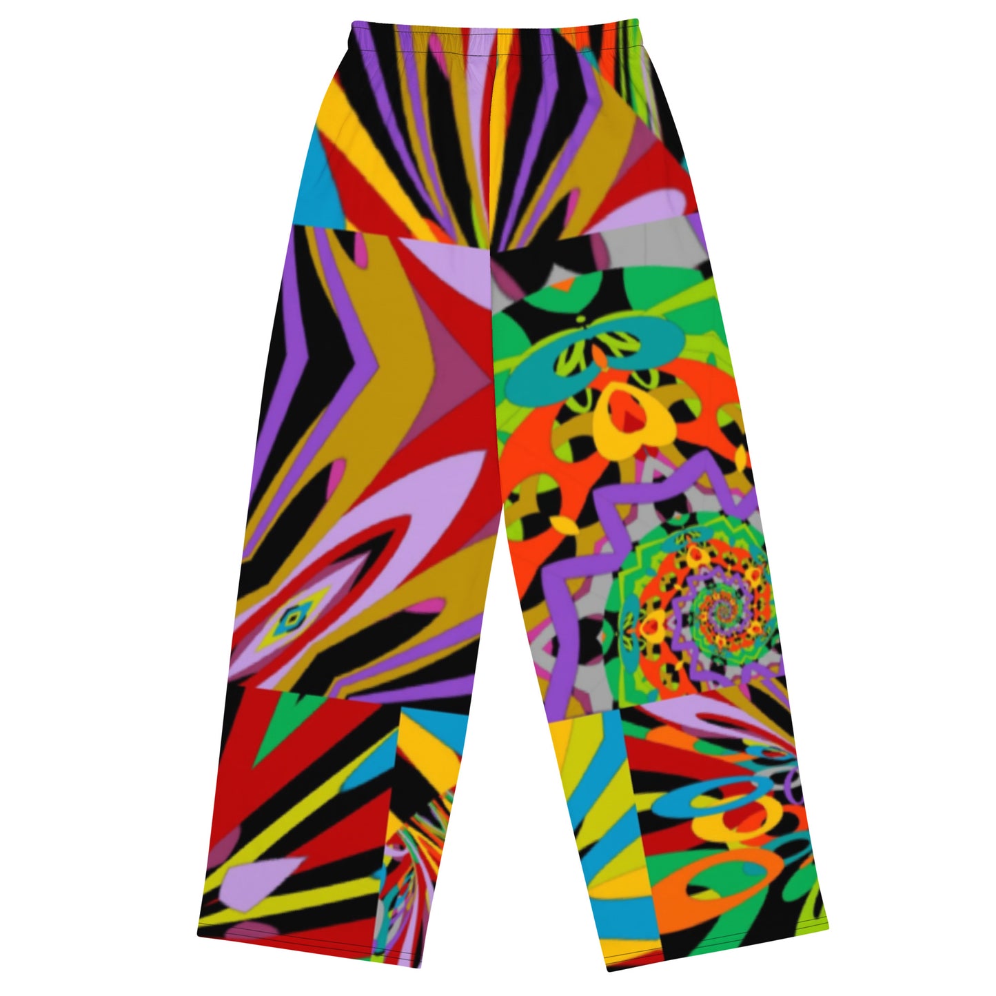 All-over print unisex wide-leg pants