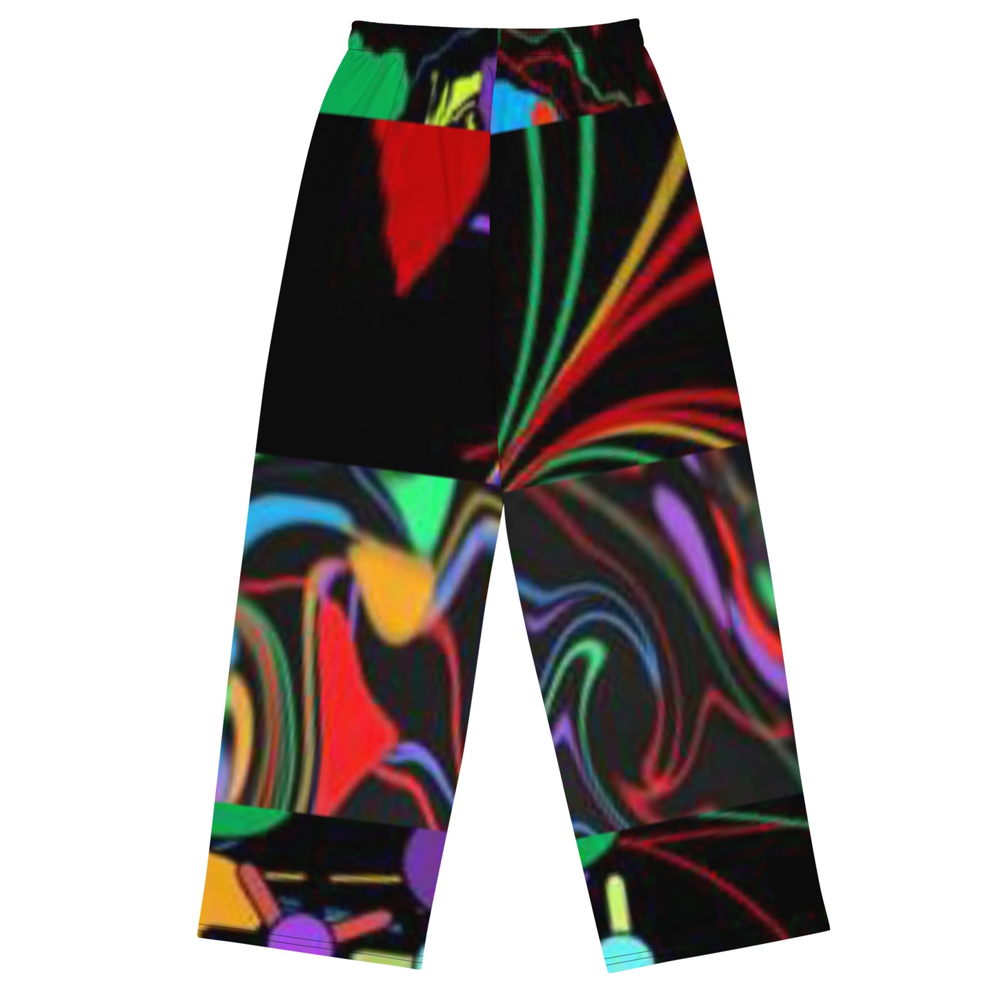 All-over print unisex wide-leg pants