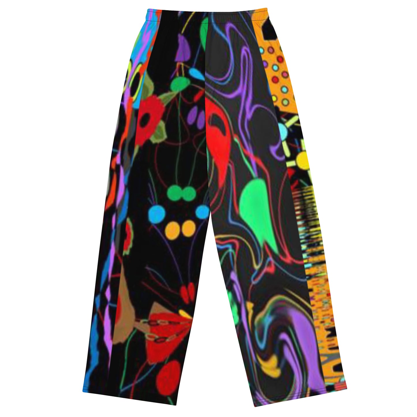 All-over print unisex wide-leg pants