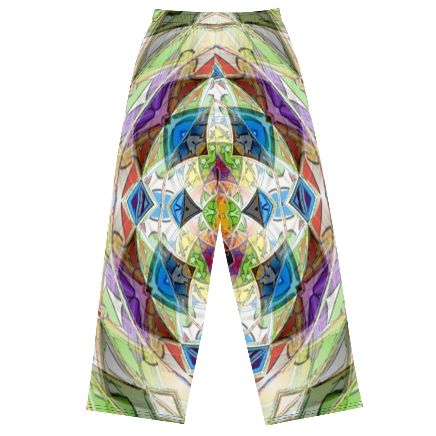 All-over print unisex wide-leg pants