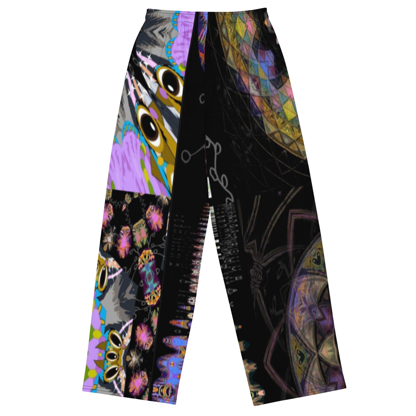 All-over print unisex wide-leg pants