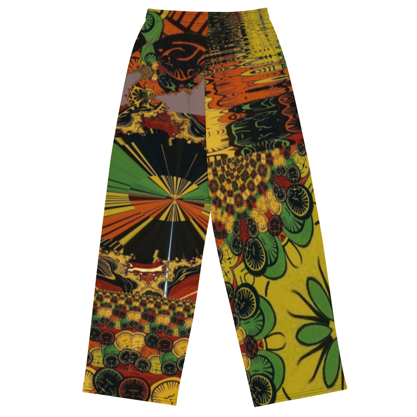 All-over print unisex wide-leg pants