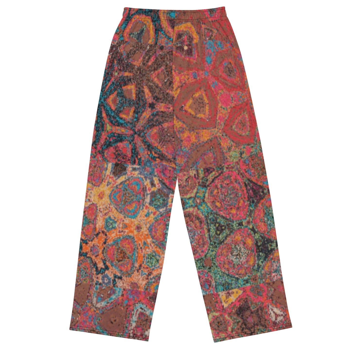 All-over print unisex wide-leg pants