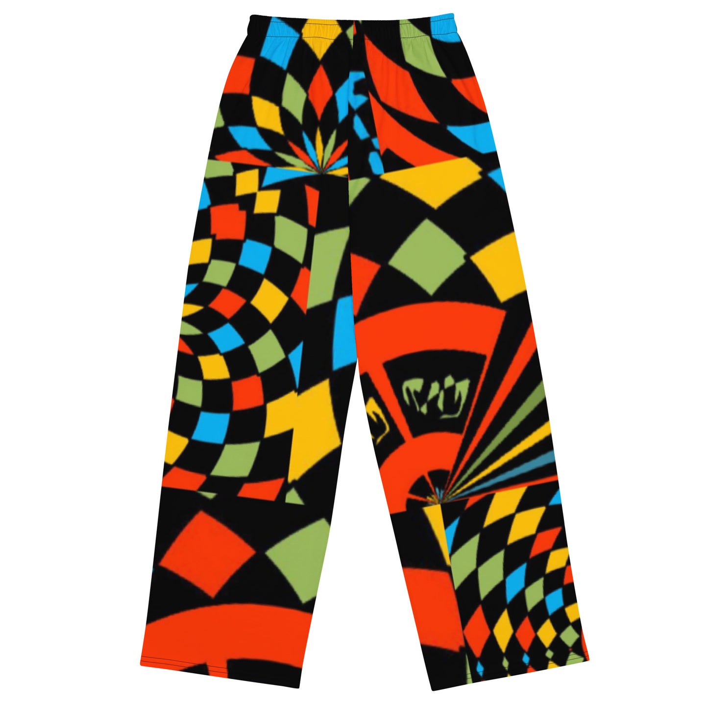 All-over print unisex wide-leg pants