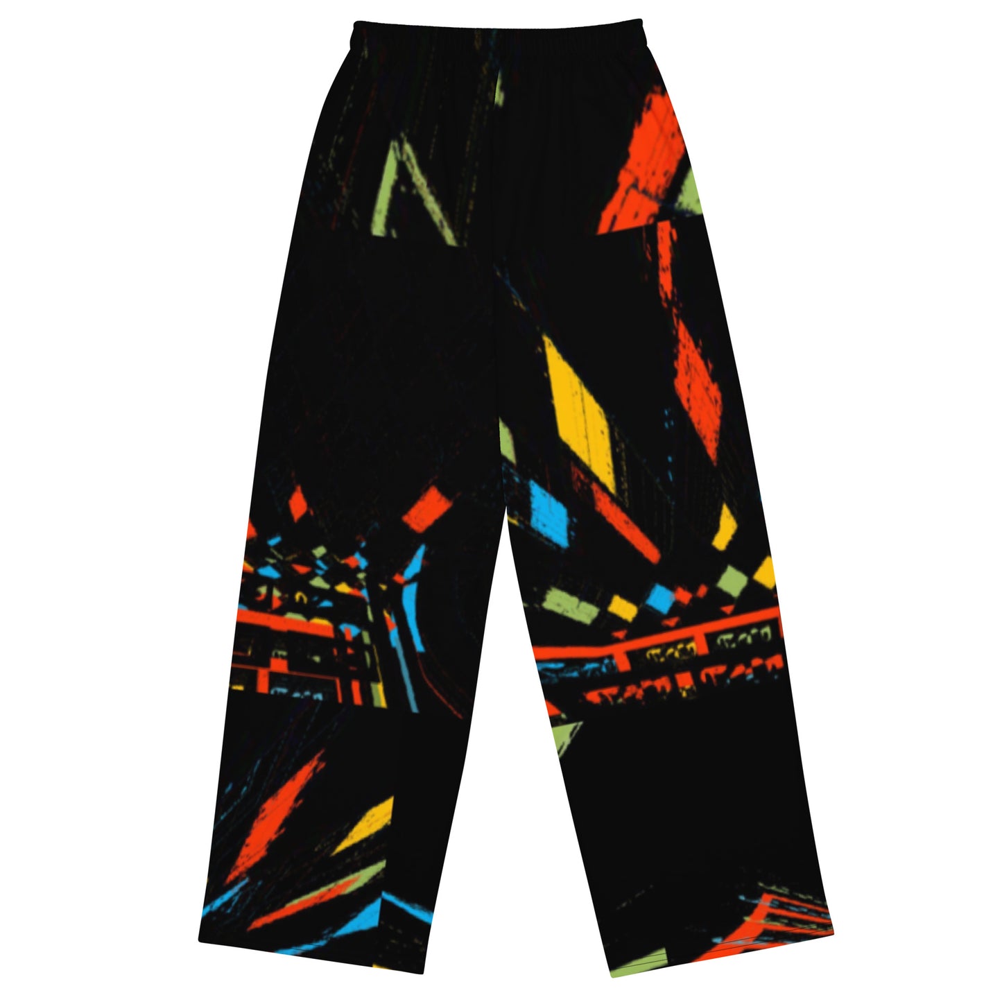 All-over print unisex wide-leg pants