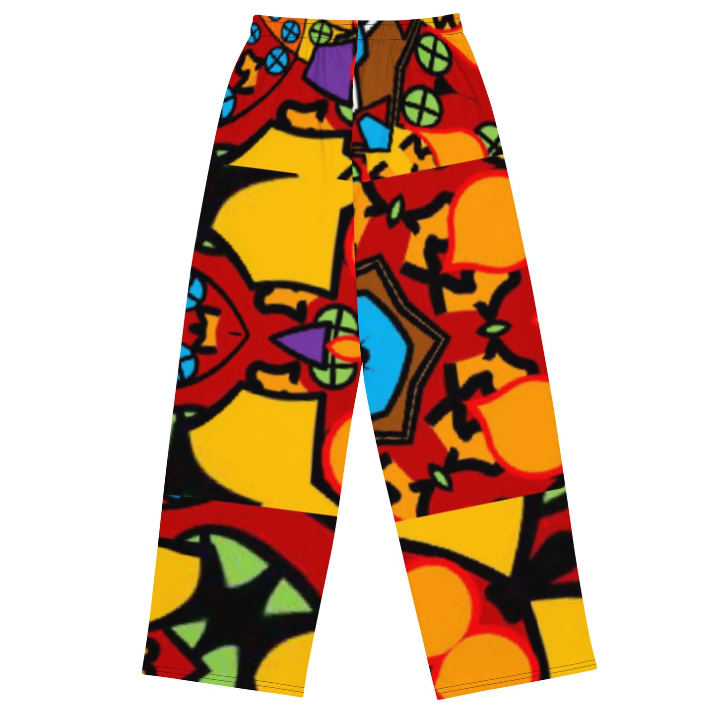 All-over print unisex wide-leg pants