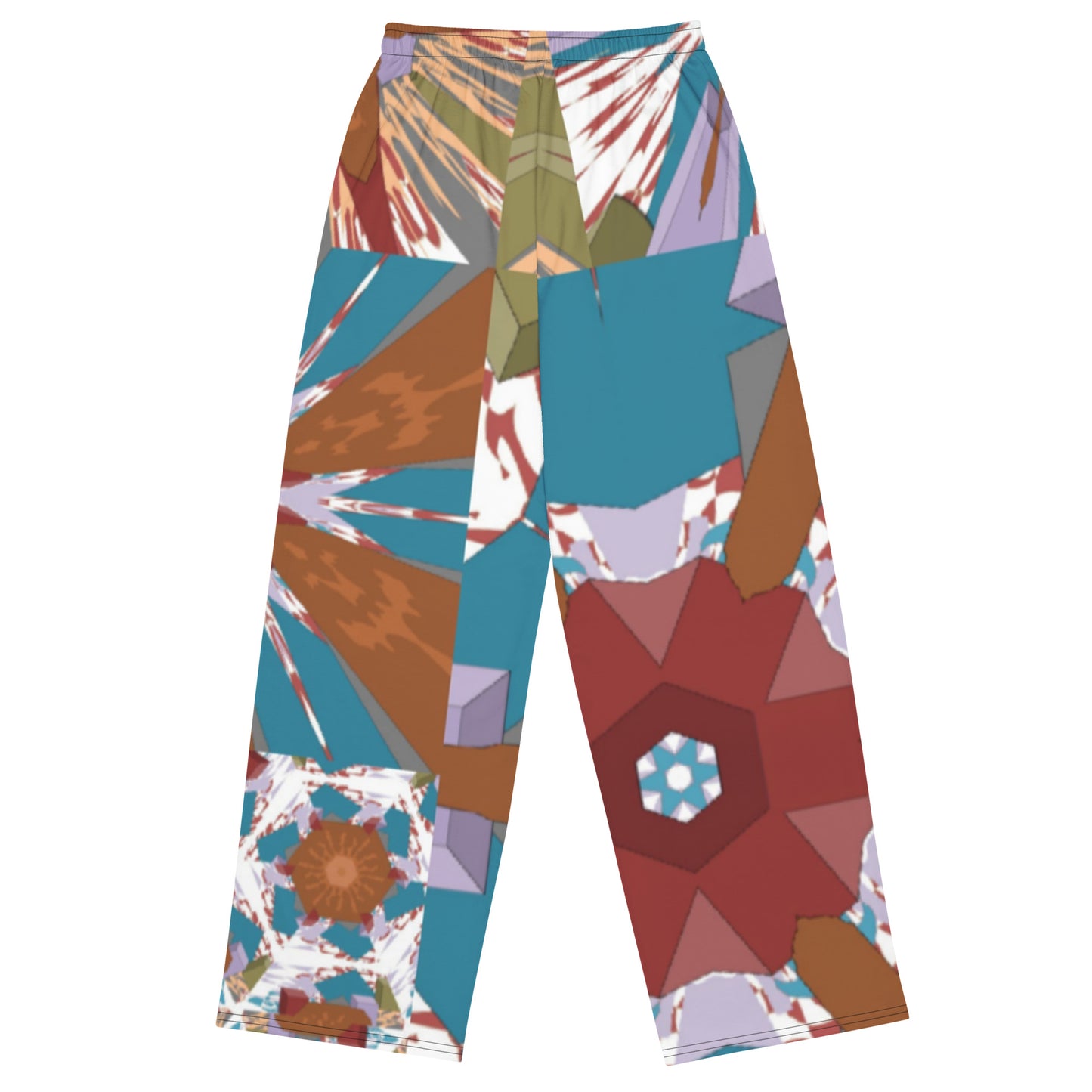 All-over print unisex wide-leg pants