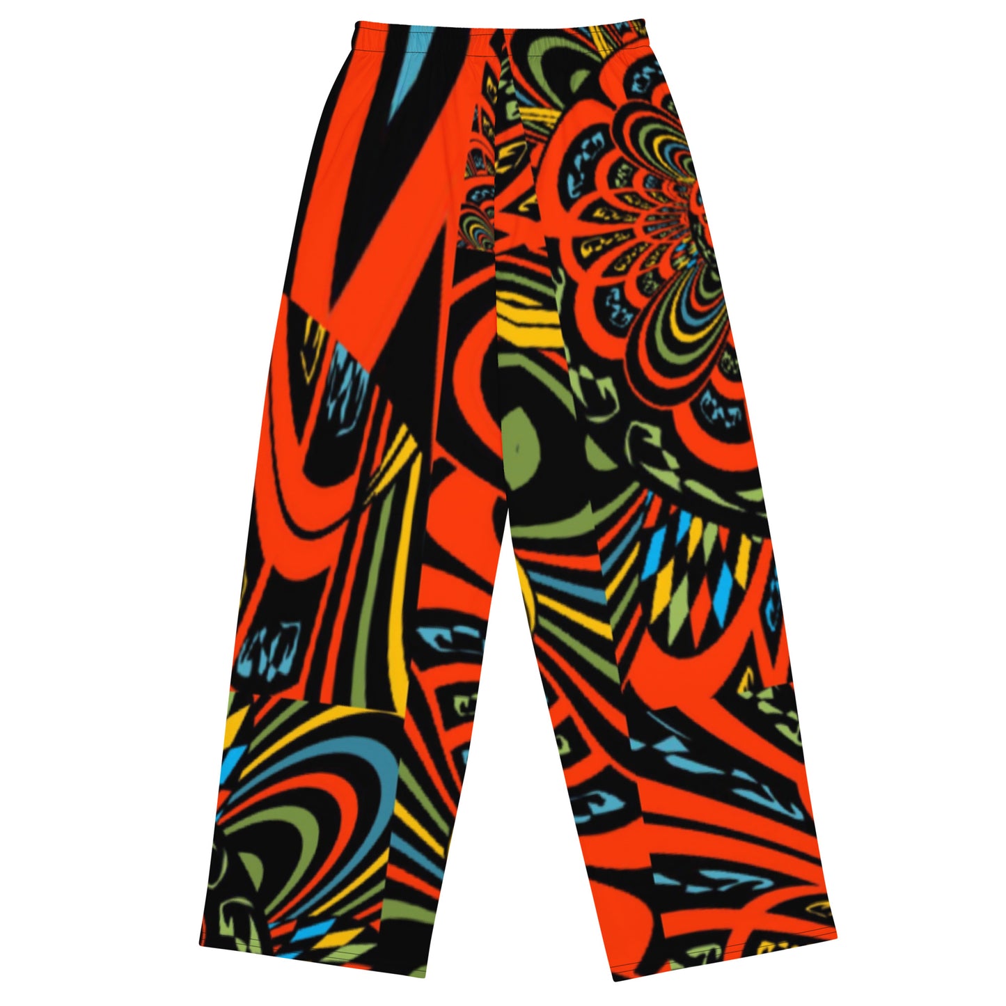 All-over print unisex wide-leg pants