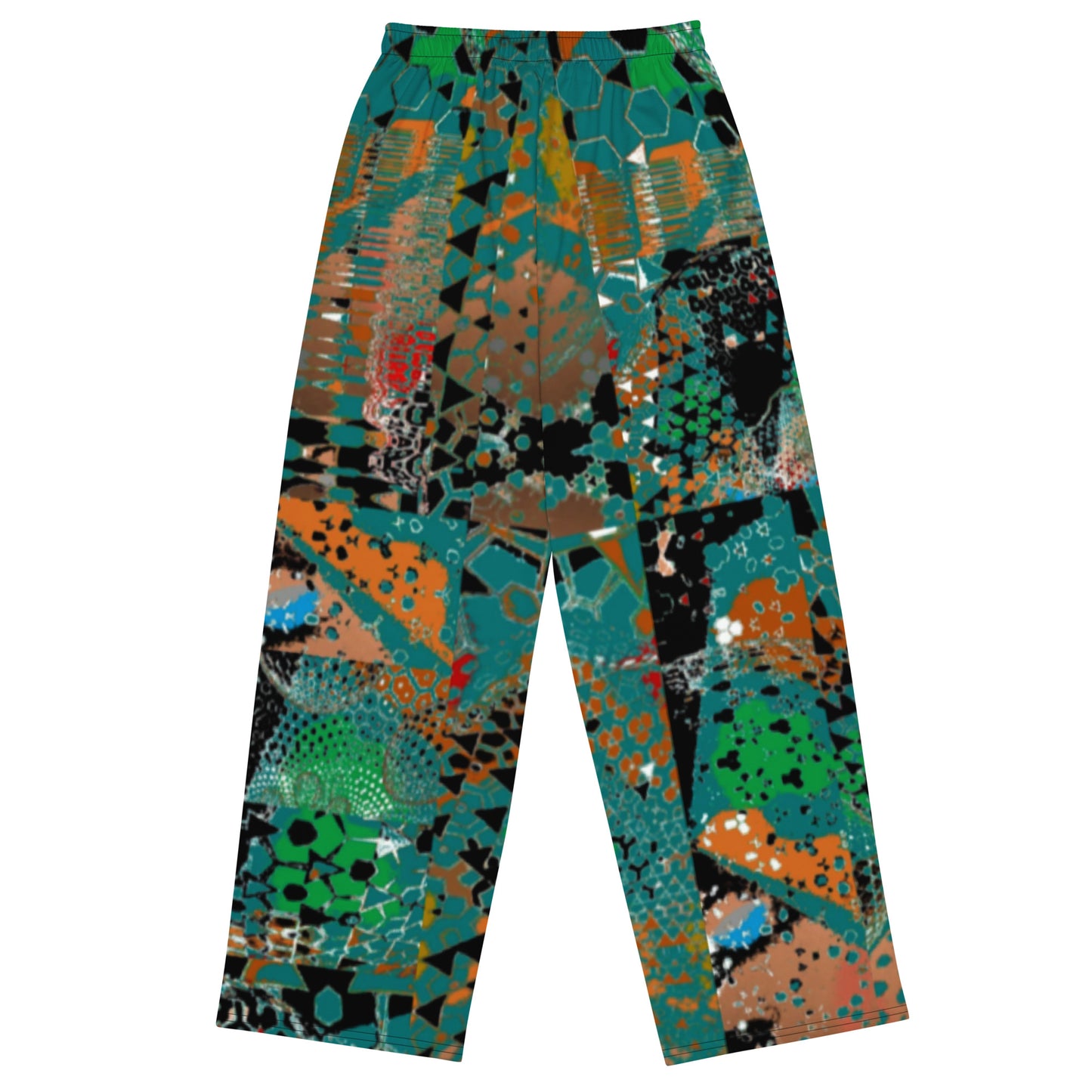 All-over print unisex wide-leg pants