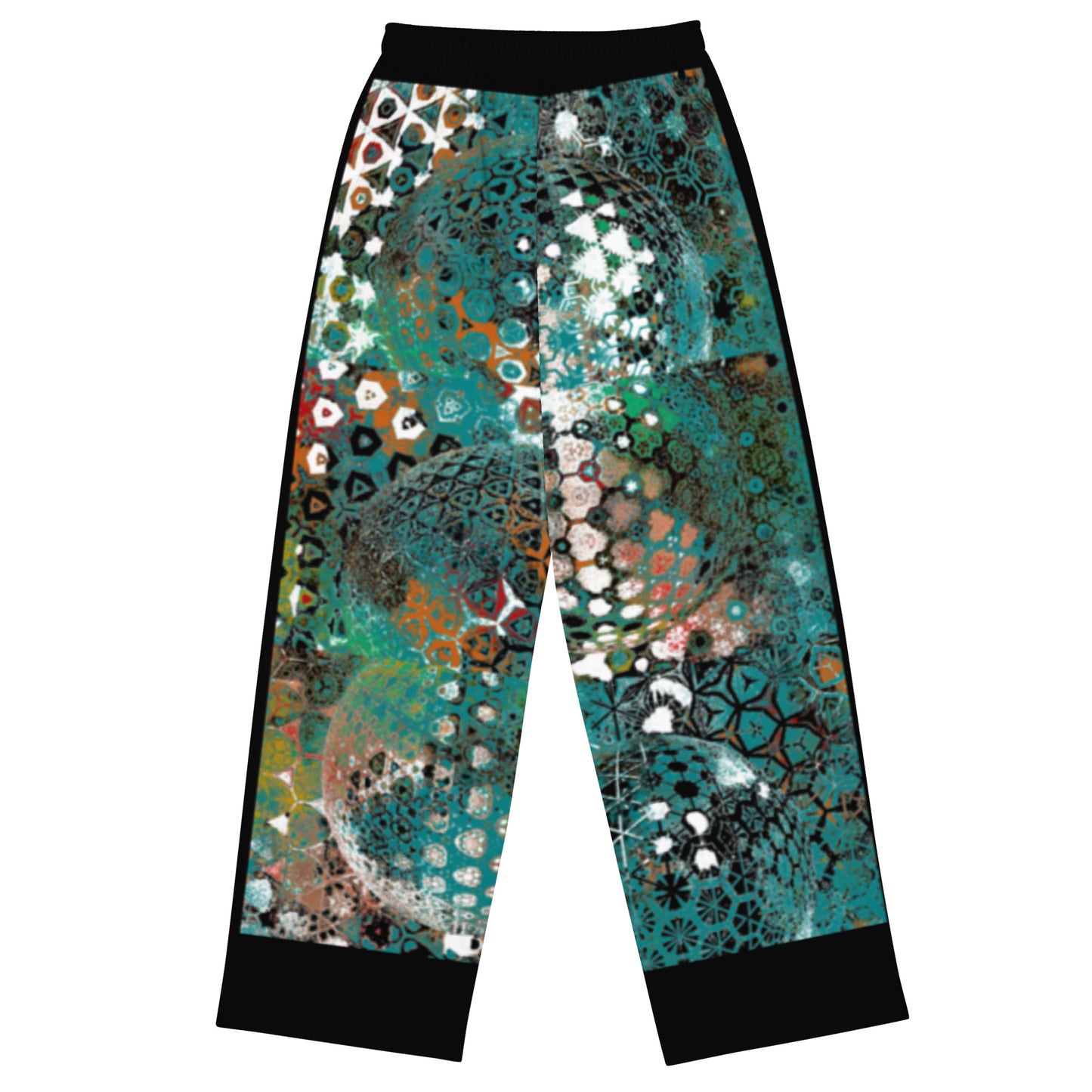 All-over print unisex wide-leg pants