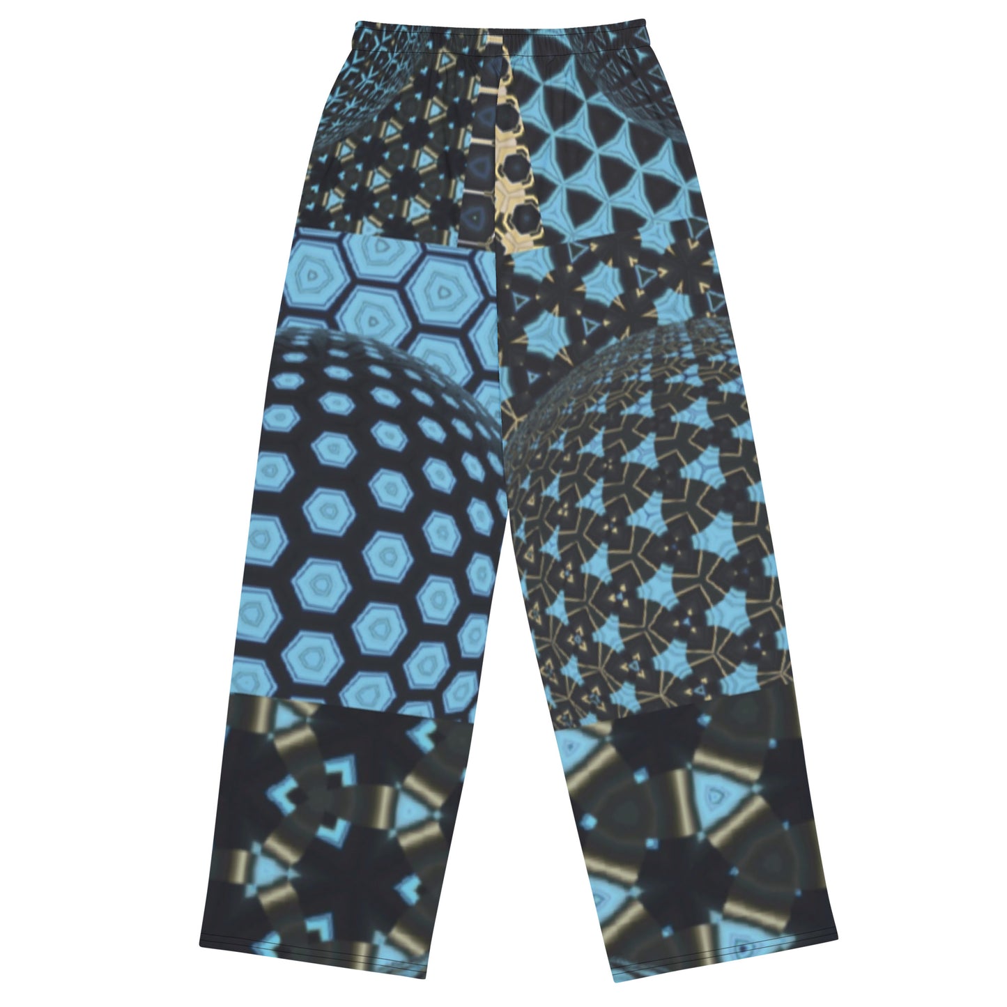 All-over print unisex wide-leg pants