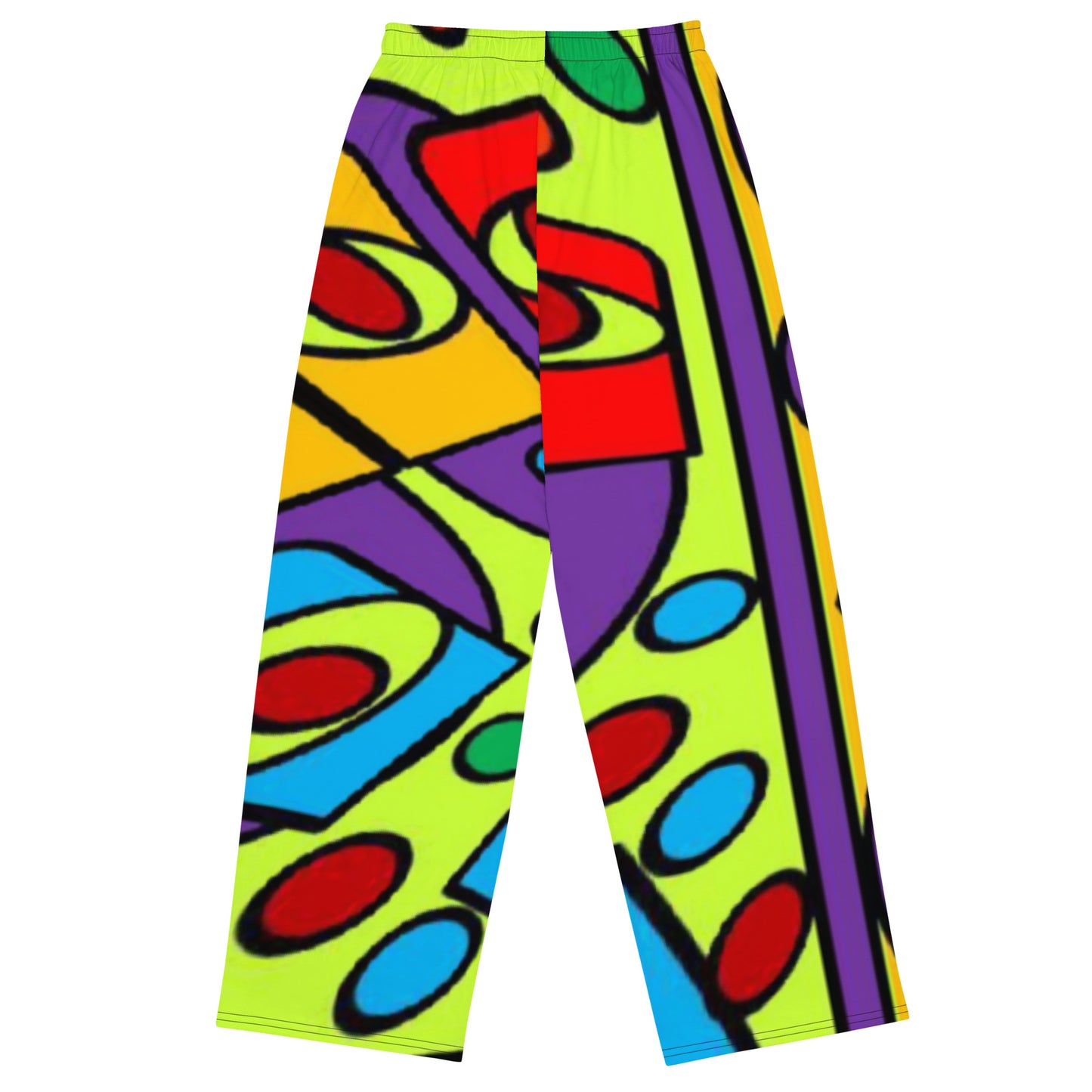 All-over print unisex wide-leg pants