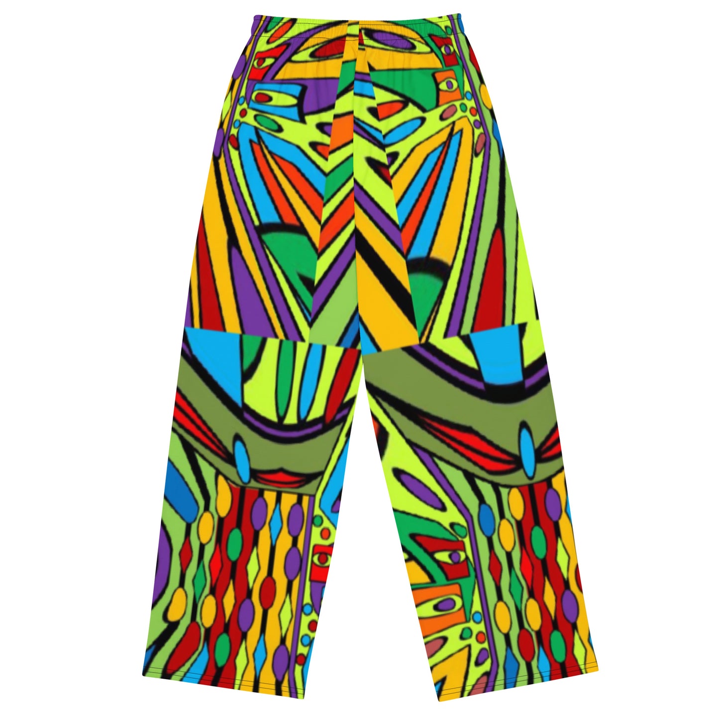 All-over print unisex wide-leg pants