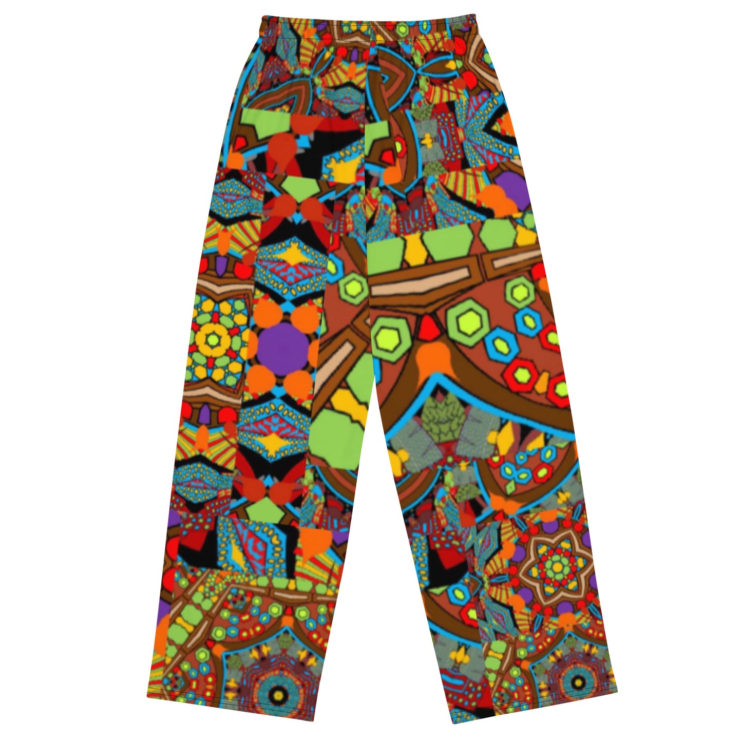 All-over print unisex wide-leg pants