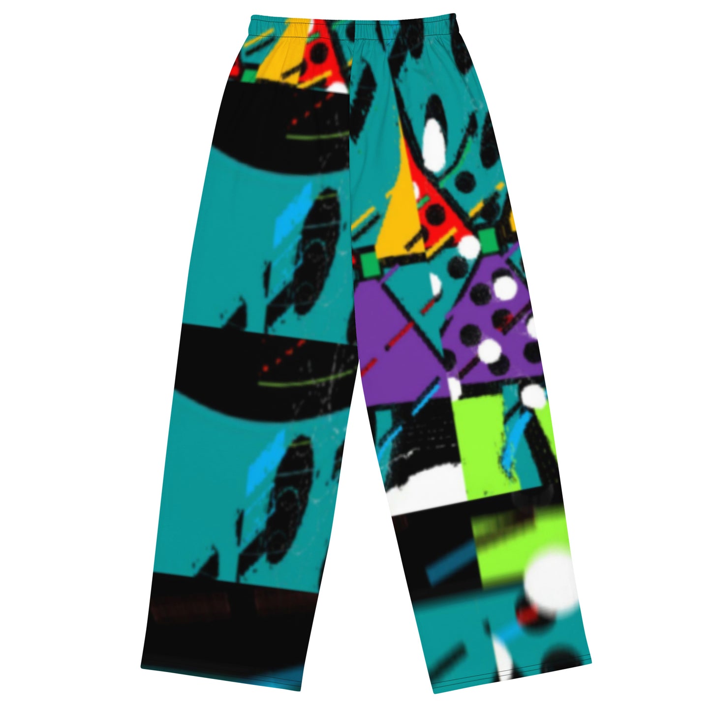 All-over print unisex wide-leg pants