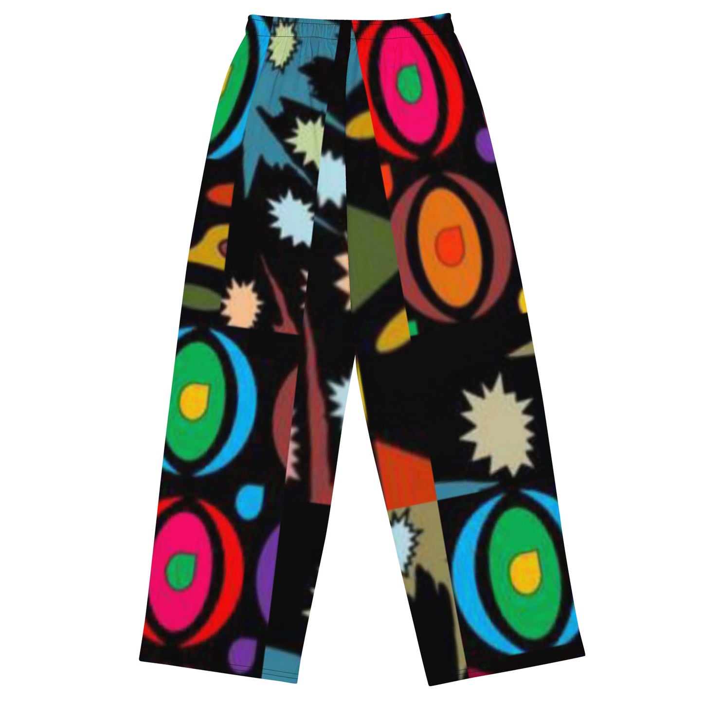 All-over print unisex wide-leg pants