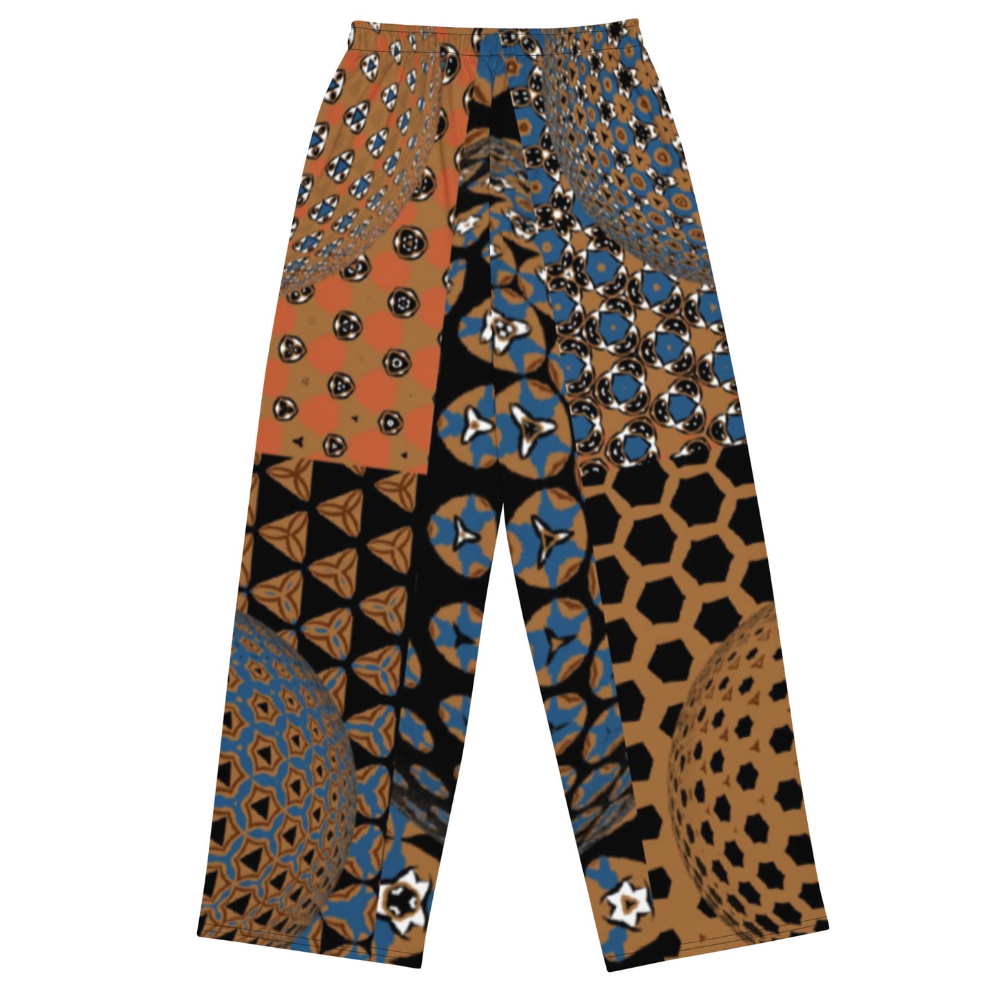 All-over print unisex wide-leg pants