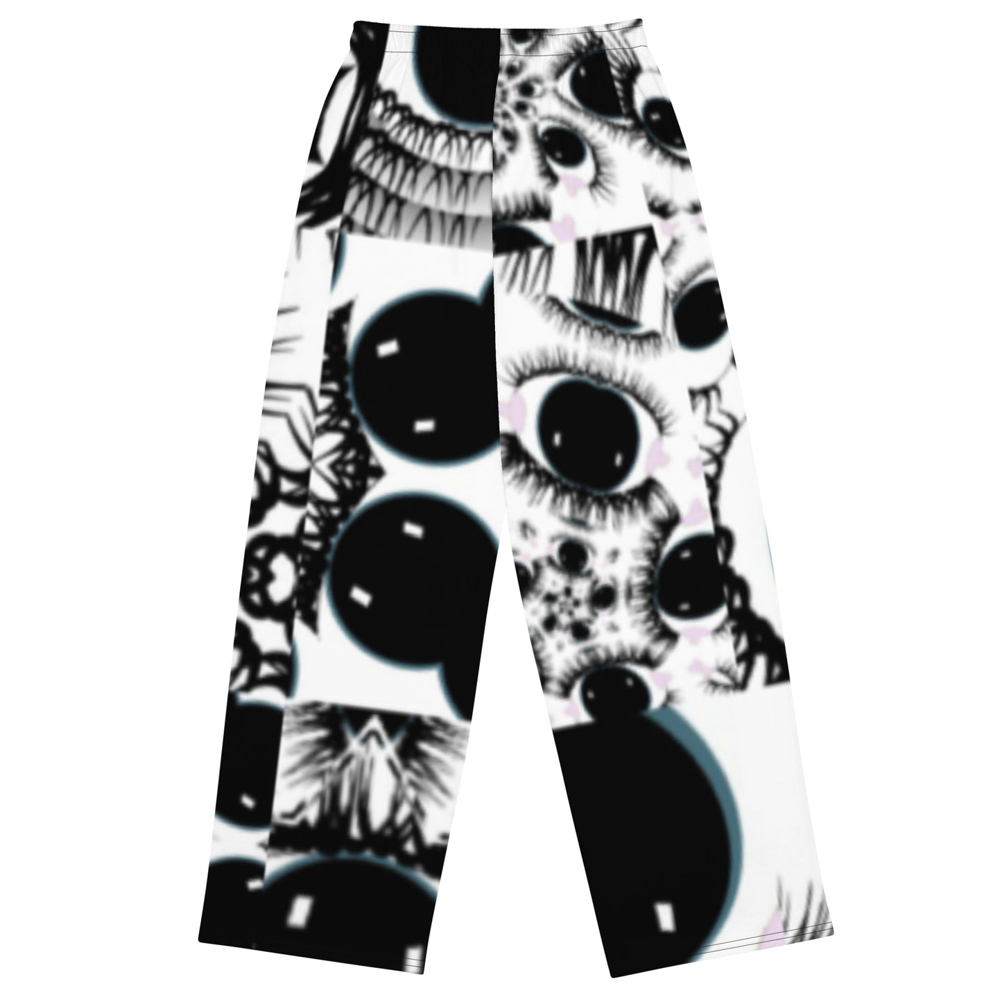 All-over print unisex wide-leg pants