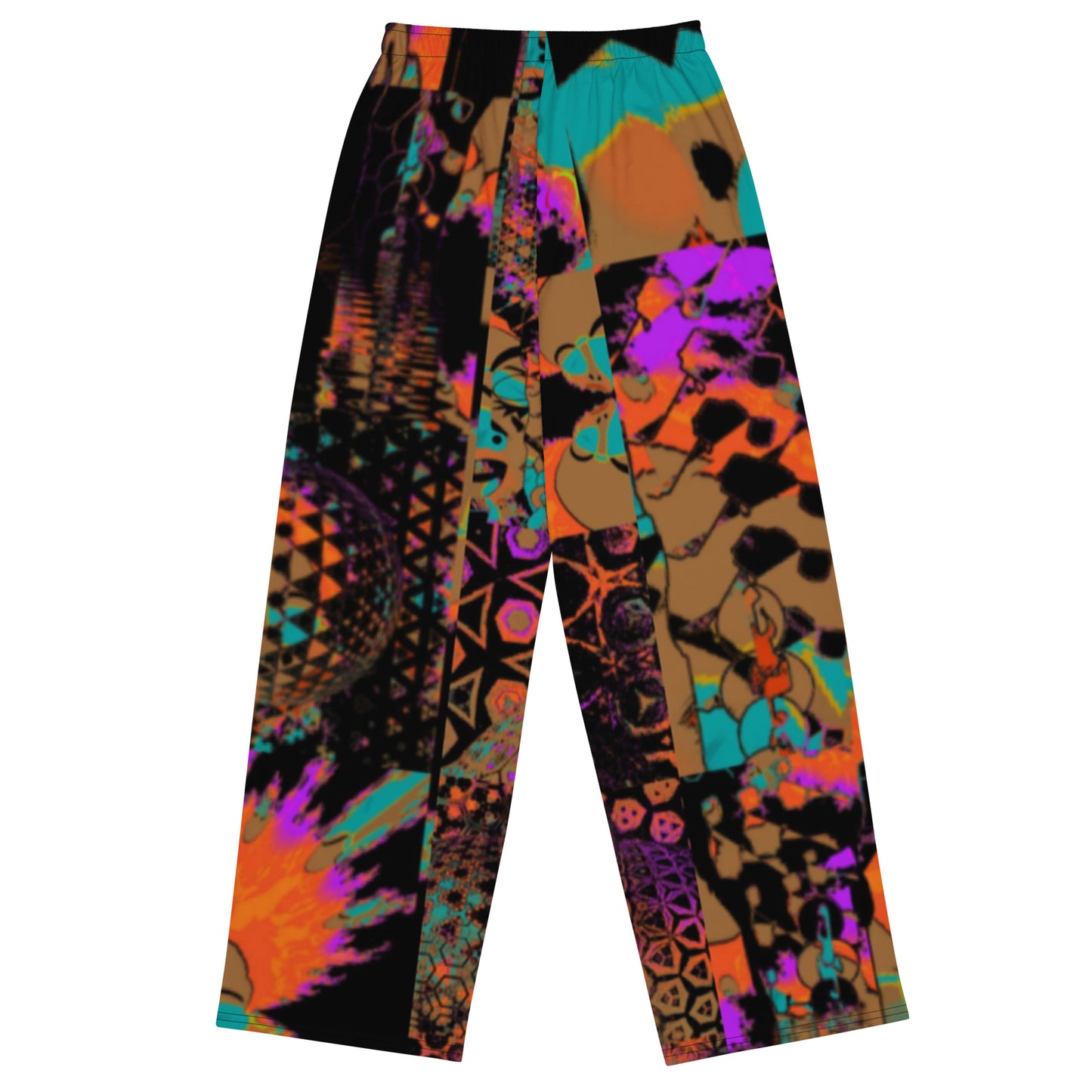 All-over print unisex wide-leg pants