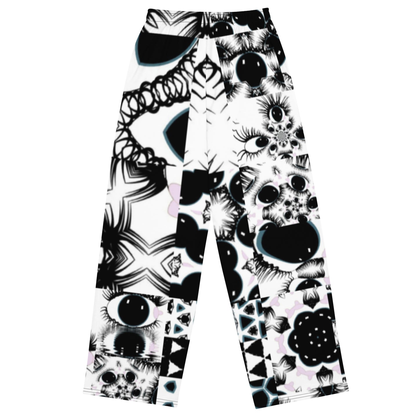 All-over print unisex wide-leg pants