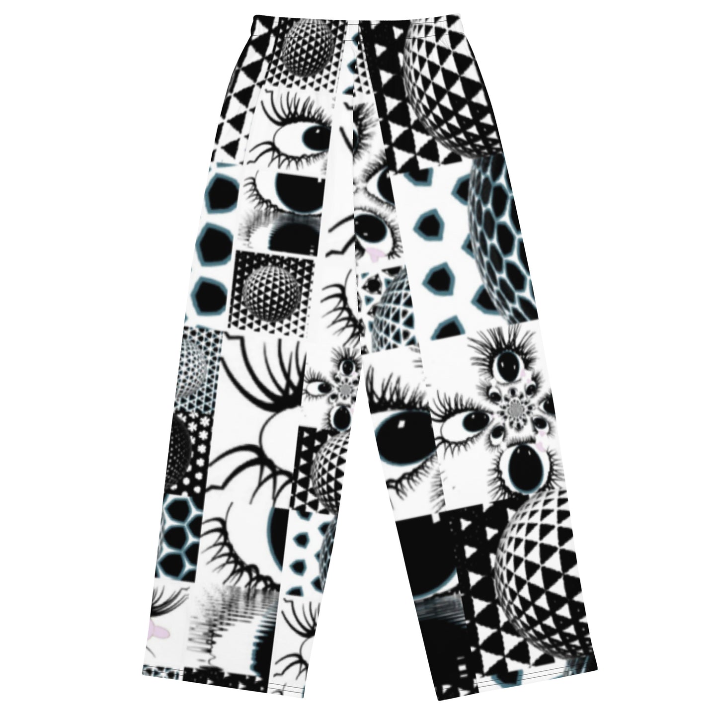 All-over print unisex wide-leg pants