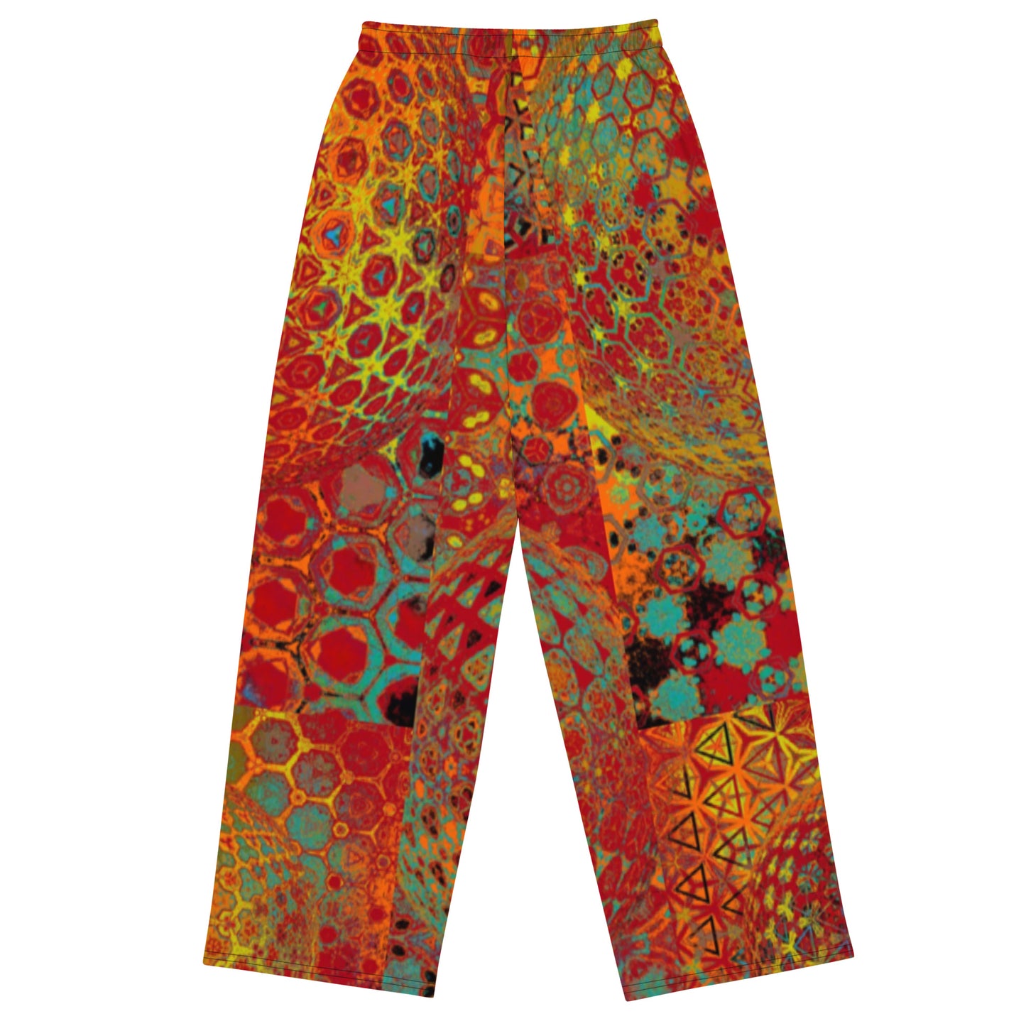 All-over print unisex wide-leg pants