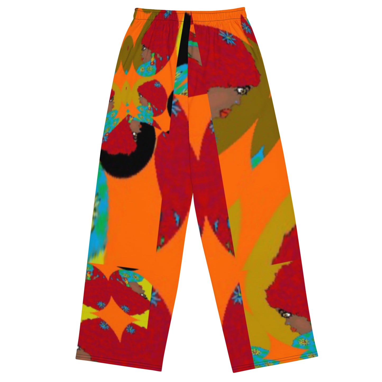 All-over print unisex wide-leg pants