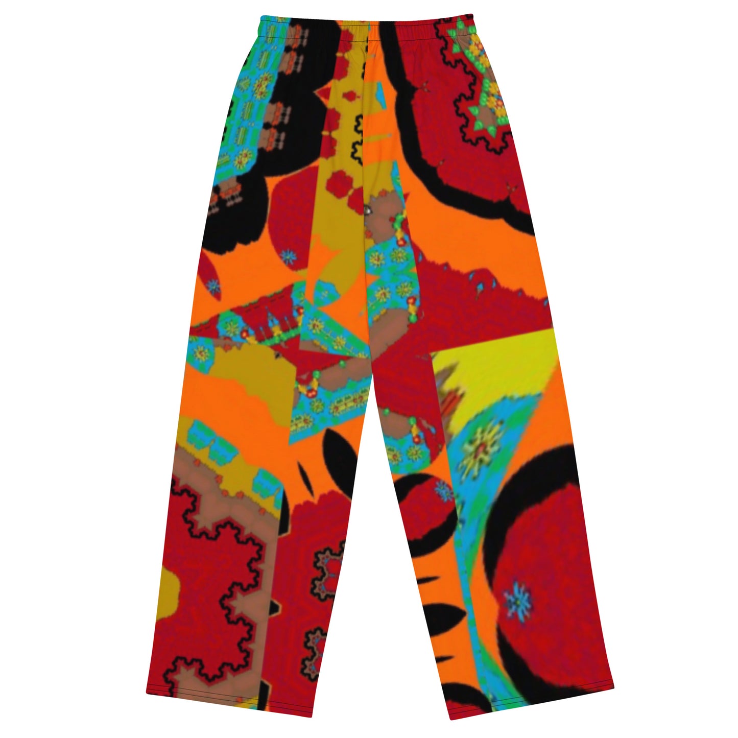 All-over print unisex wide-leg pants