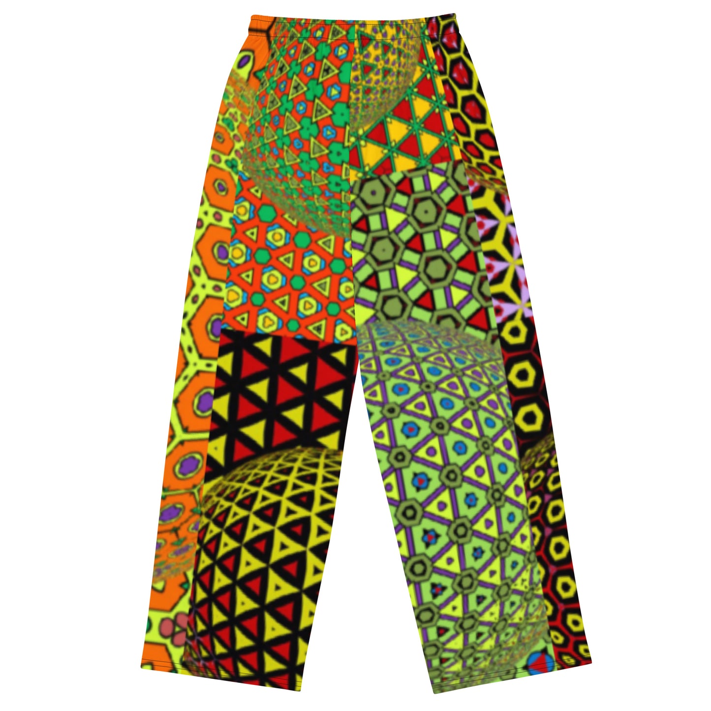 All-over print unisex wide-leg pants